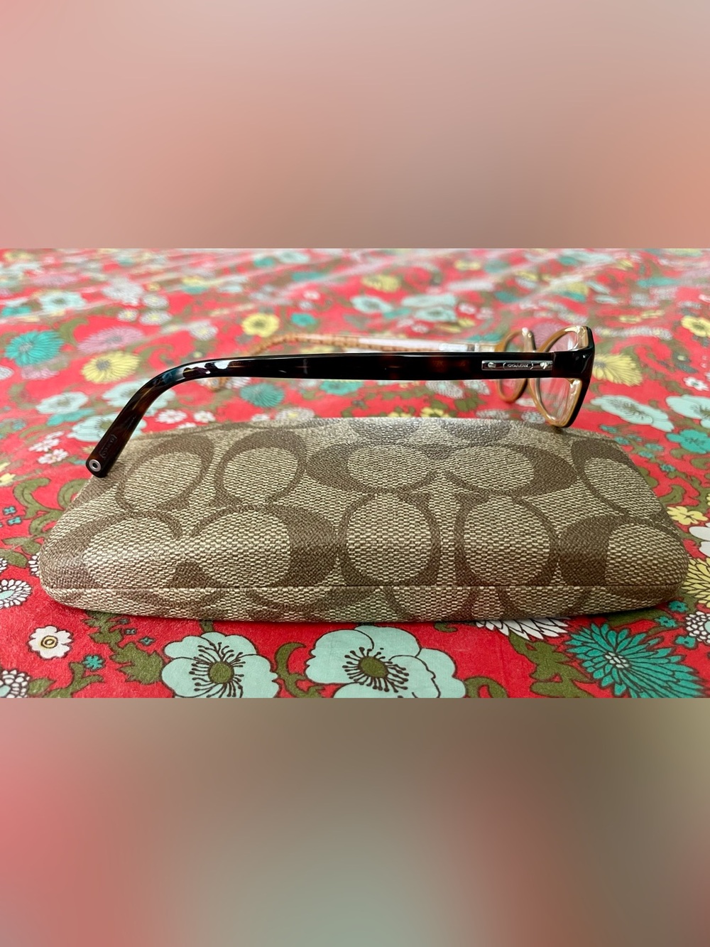 Coach Vintage Darcy Women's Eyeglass Frames in Tortoise - Picture 4 of 5